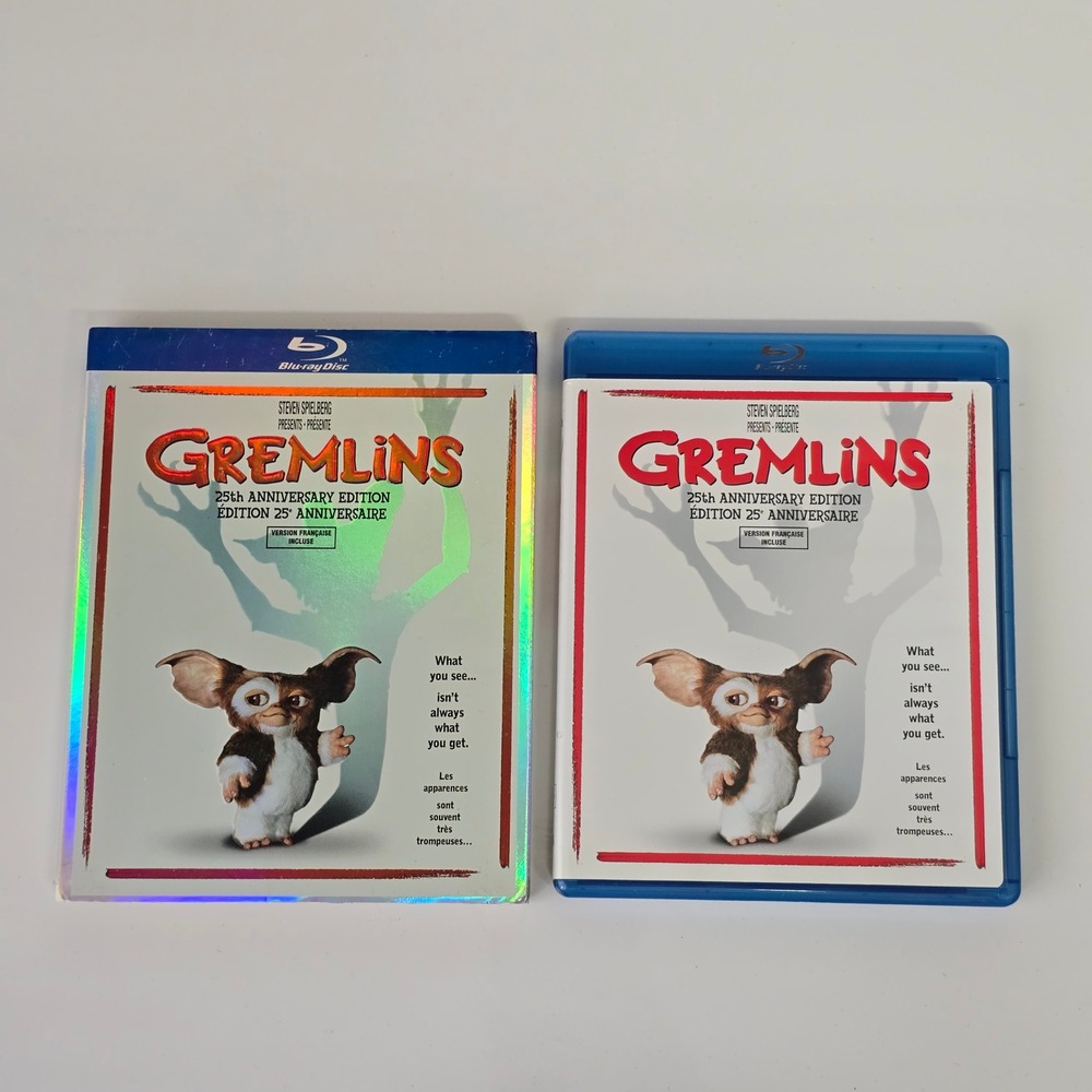 Gremlins Blu-ray Steven Spielberg 25th Anniversary Edition Holographic Slip
